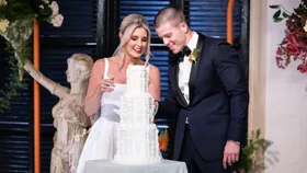 Stephanie and Tyson on MAFS 2026. Pic: Channel 9