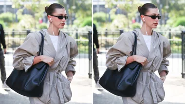 Hailey Bieber is making a case for the ludicrously capacious bag