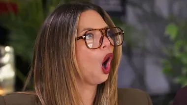 MAFS' Bec looks shocked.