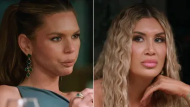MAFS' Bec and Gia at the first dinner party