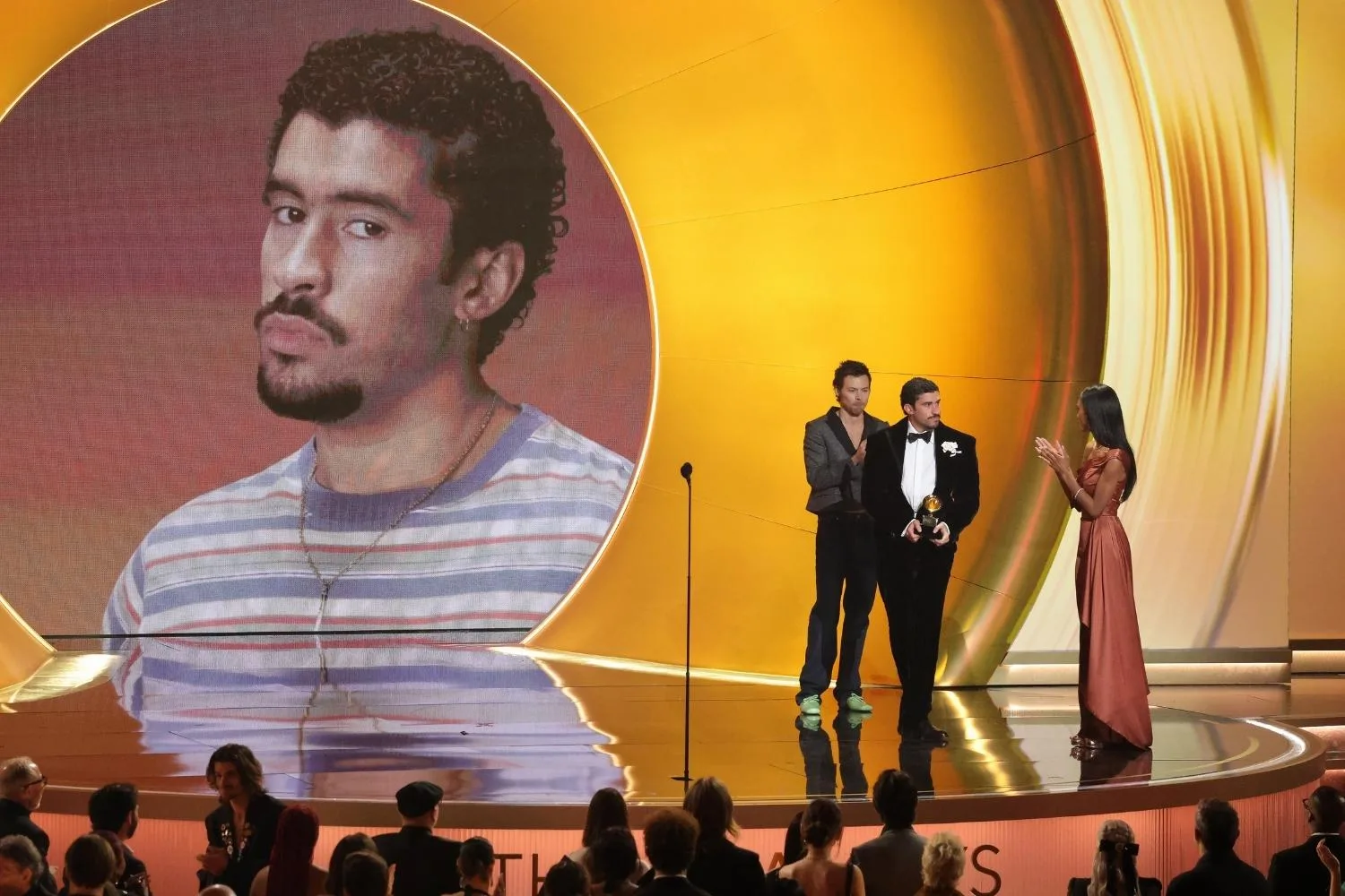 Bad Bunny and Harry Styles at the Grammys