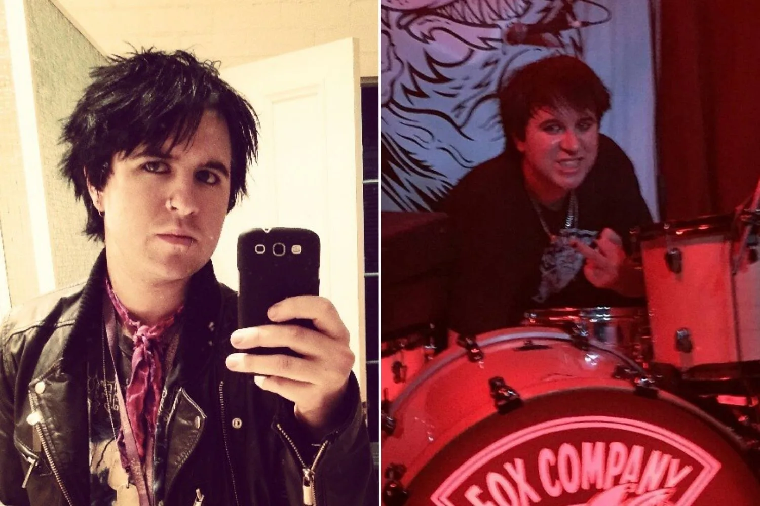 MAFS' Steven as a metal drummer