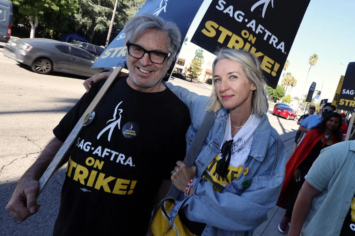 Robert Carradine and Ever Carradine.