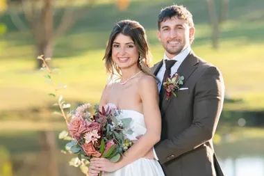 Luke and Mel MAFS. Pic: Channel 9