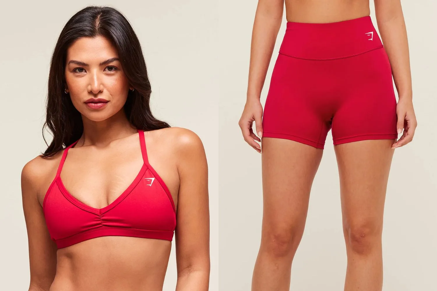 Minimal Sports Bra and Training Tight Shorts 2.0. Pic: GymShark