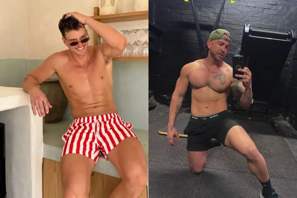 Sam Stanton and Chris Robinson. Pic: Instagram