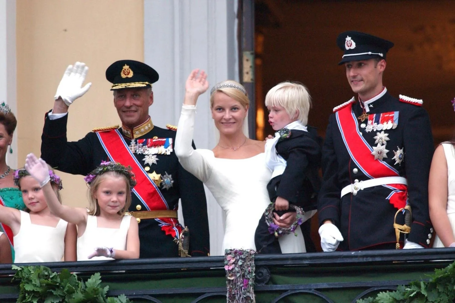 Mette-Marit wedding day