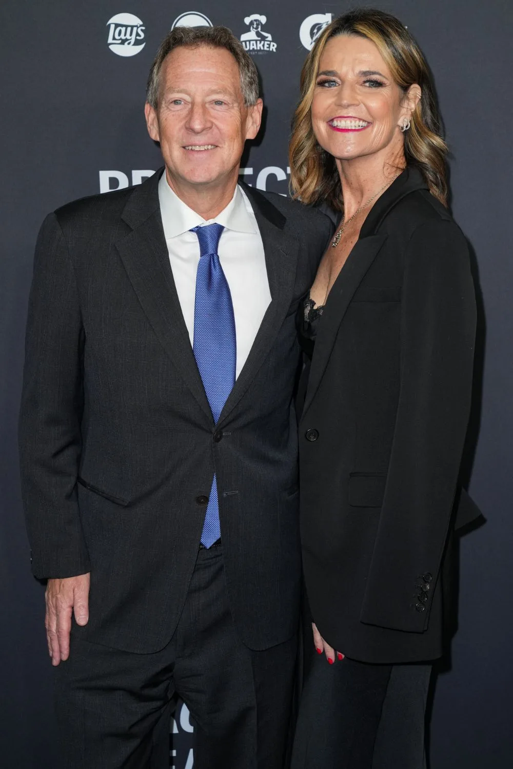 Michael Feldman and Savannah Guthrie. Pic: Getty