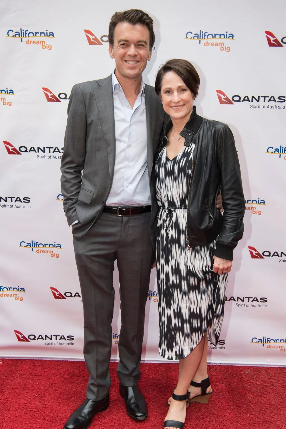 Michael Rowland and his wife, Nicola Webber. 