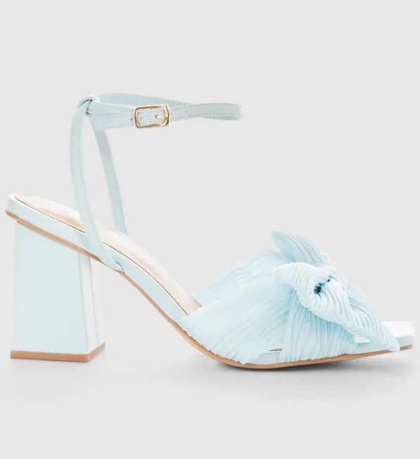 Shop MAFS bride Brook's blue heels - The Iconic SPURR.