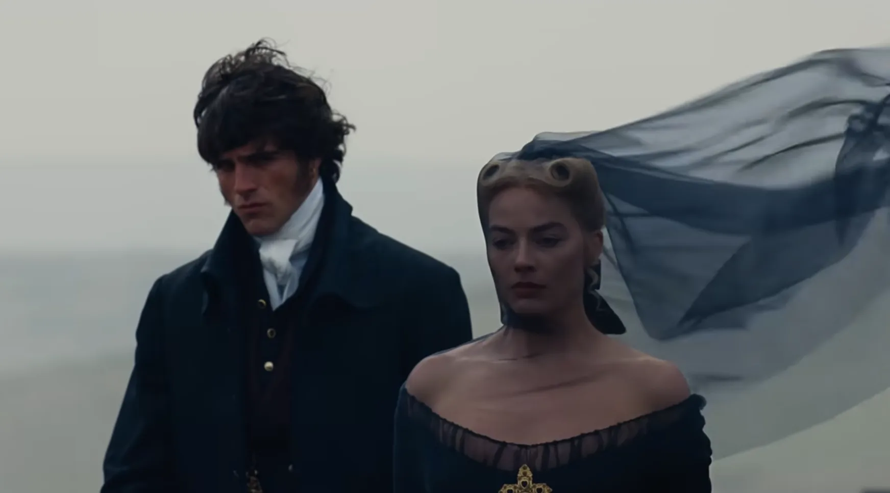 Wuthering Heights with Jacob Elordi and Margot Robbie.