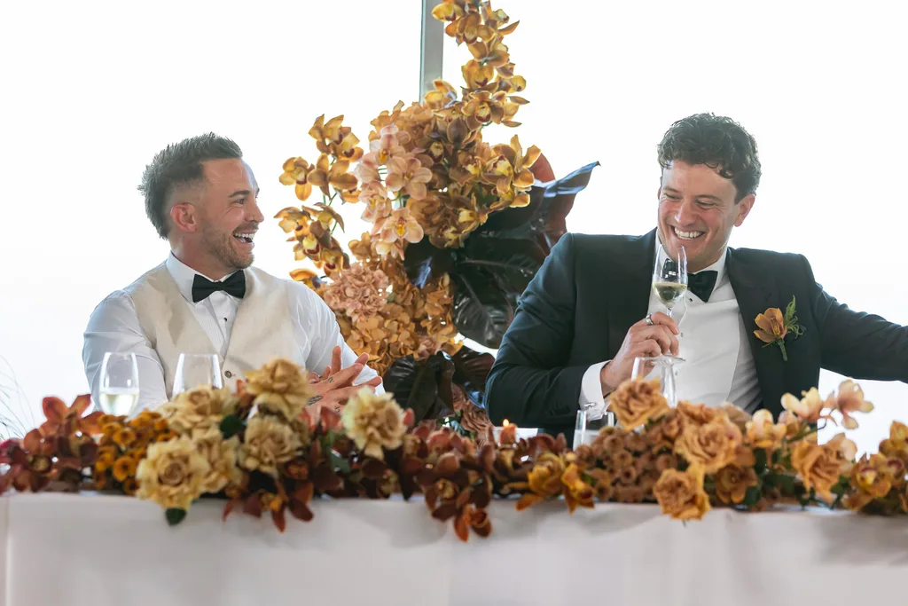 intruder grooms sam and chris