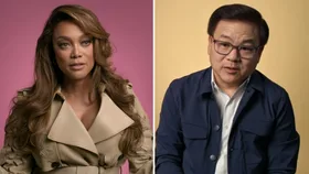 Tyra Banks and Ken Mok. Credit: Netflix