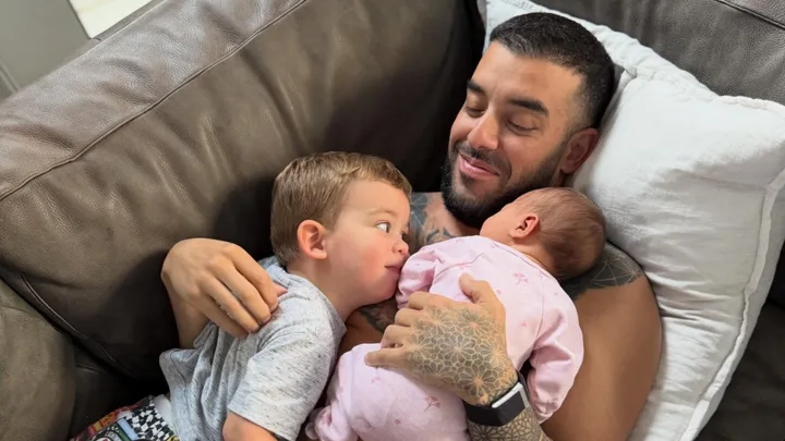 Former Block star Adrian “Lambo Guy” Portelli  welcomes his second child