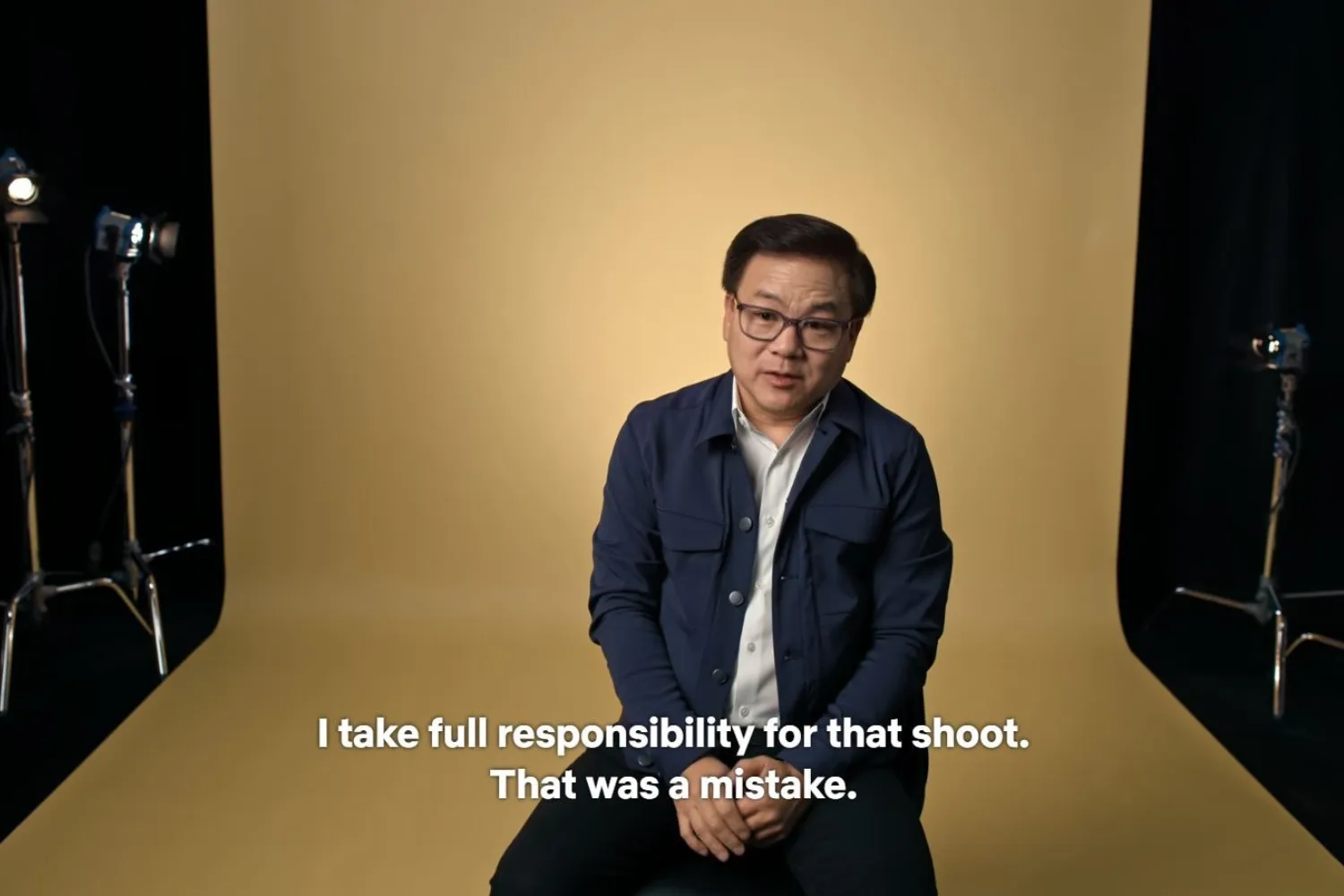 Ken Mok admits he made a mistake. Credit: Netflix 