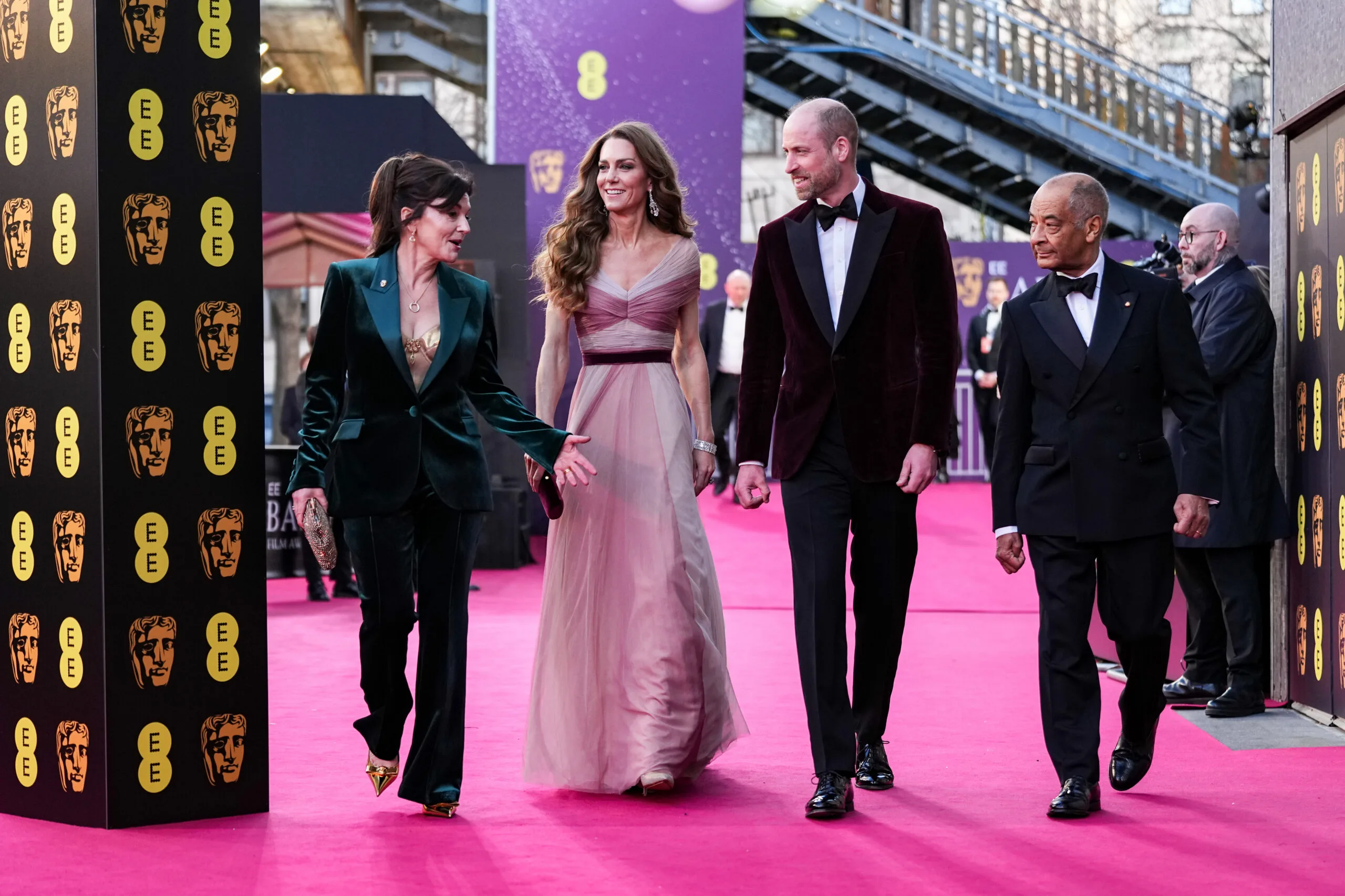 William and Kate at the Baftas