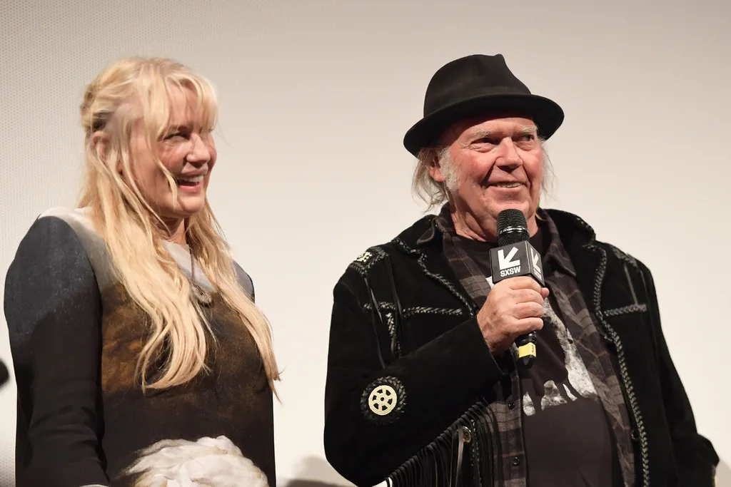 Daryl Hannah and Neil Young