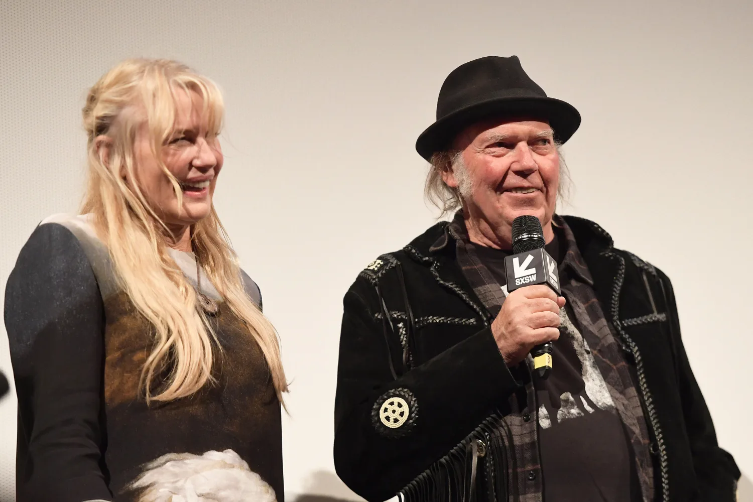 Daryl Hannah and Neil Young