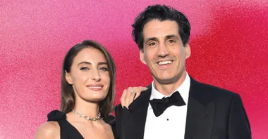 rebecca harding and andy lee posing for a photo and smiling