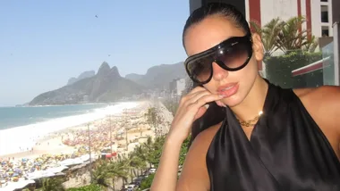 Dua Lipa in Brazil on holiday