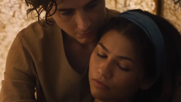 Timothée Chalamet and Zendaya in Dune 3.