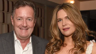 Piers Morgan and Piers Morgan's wife Celia Waden.