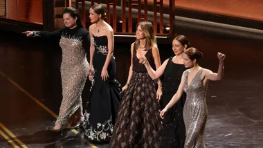 Bridesmaids reunion at the Oscars