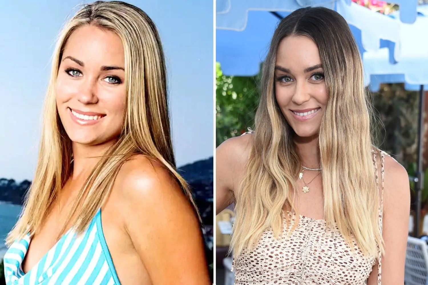 Lauren Conrad on Laguna Beach then and now