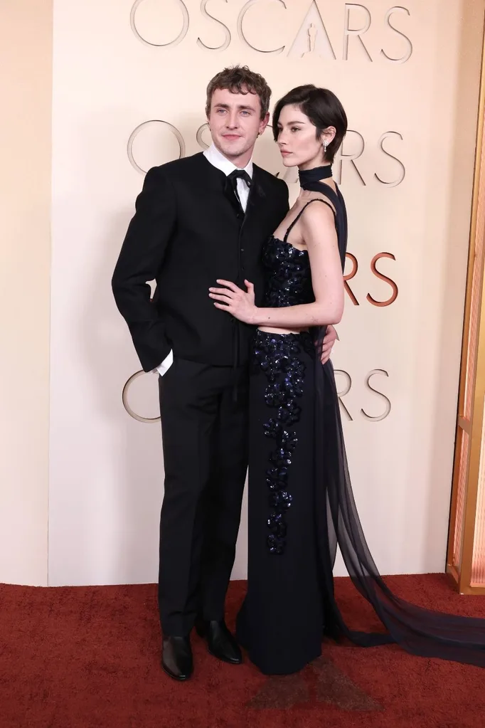 Paul Mescal and Gracie Abrams on the Oscars red carpet