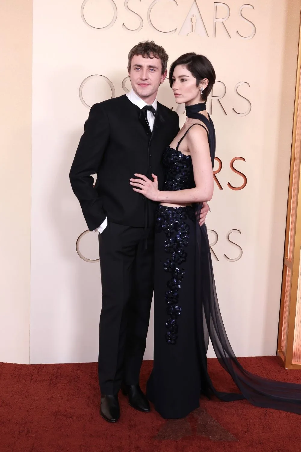 Paul Mescal and Gracie Abrams on the Oscars red carpet