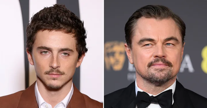 timothee chalamet and leonard dicaprio