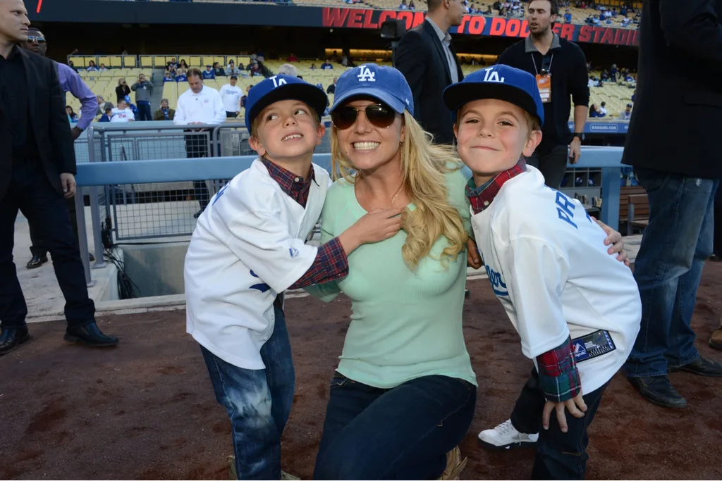 Britney Spears and sons