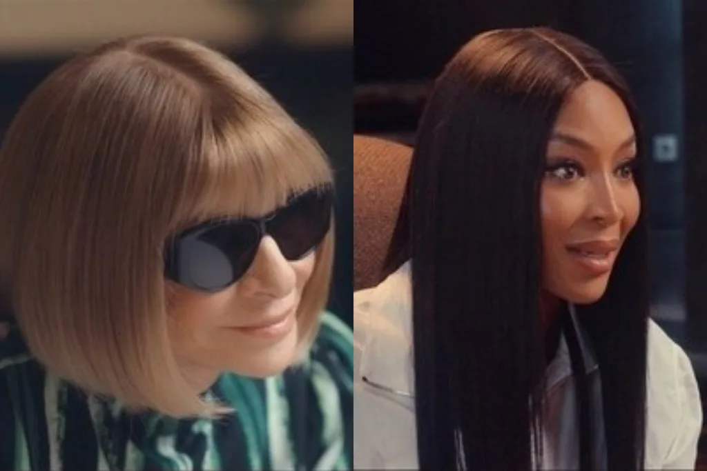 anna wintour and naomi campbell in Vogue: the 90s