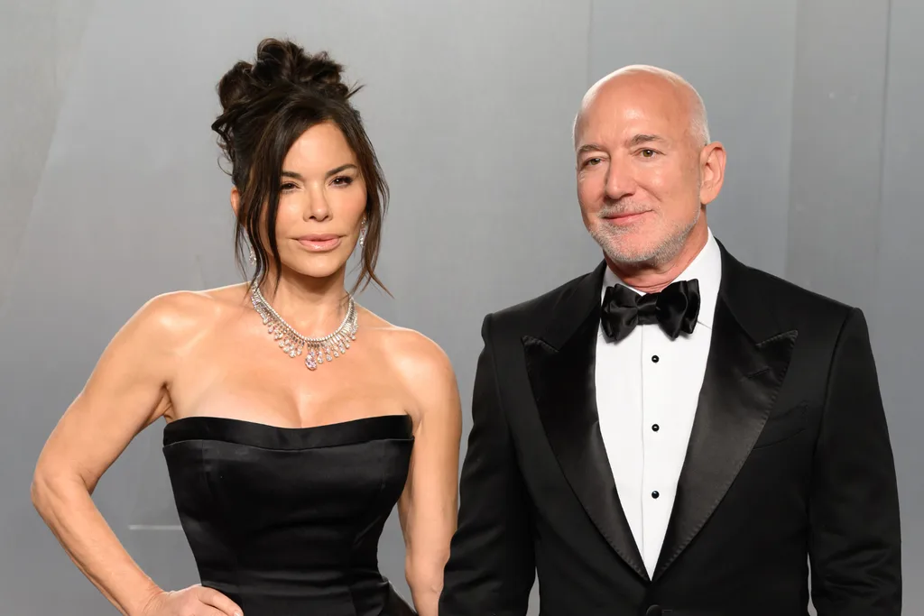 Jeff Bezos and Lauren Sanchez Bezos