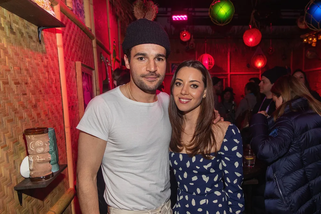 The soon-to-parents collaborated on the 2020 film 'Black Bear.' Credit: Getty.