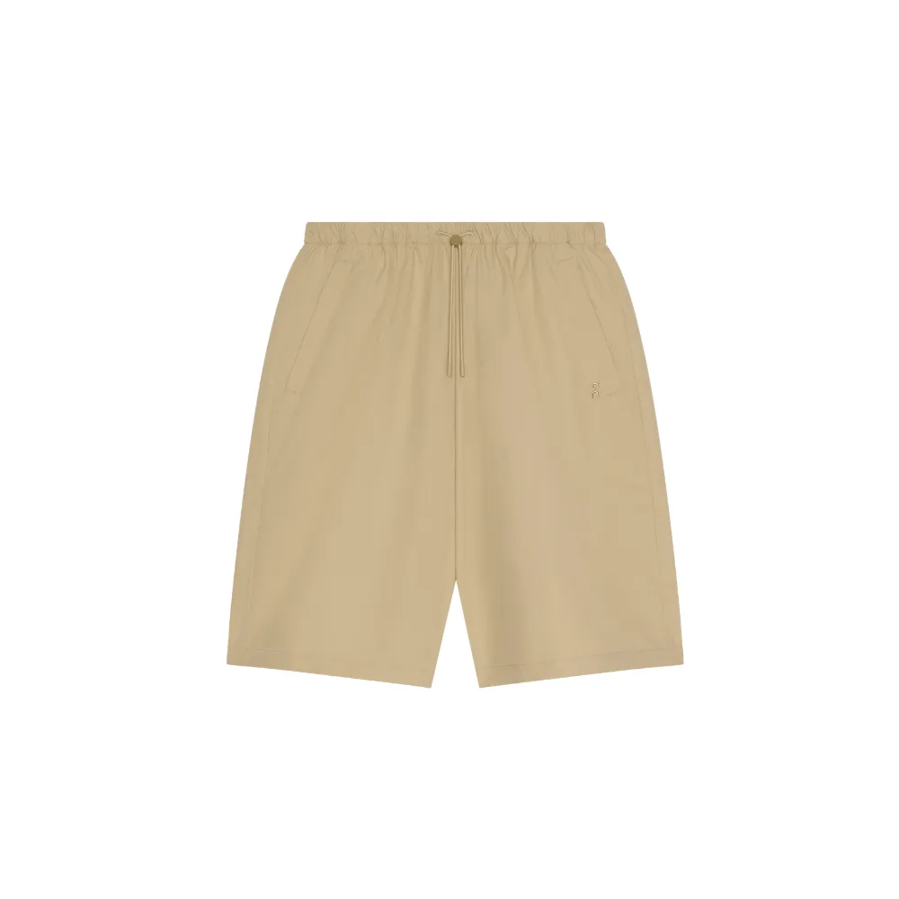 beige bermuda shorts
