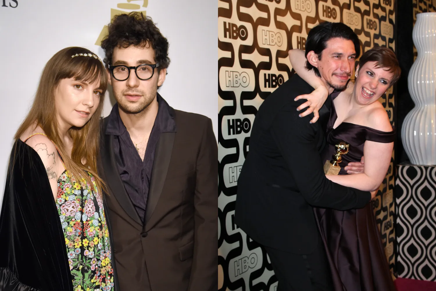 Lena Dunham's 'Famesick' memoir references her relationship with Jack Antonoff and Adam Driver. Credit: Getty.