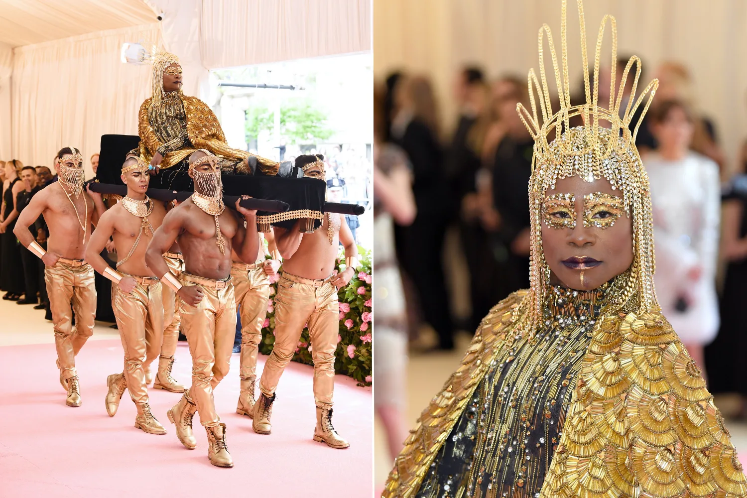 Billy Porter at the Met Gala in 2019.
