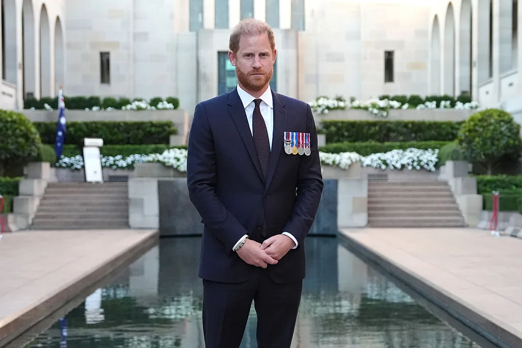 Prince Harry at the War Memorial