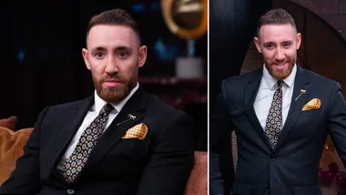 MAFS Danny on the couch.