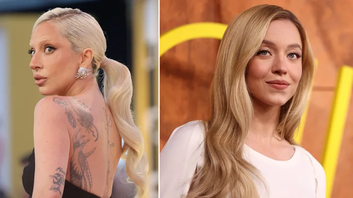 Lady Gaga (left) and Sydney Sweeney (right) in relation to their cameos in the Devil Wears Prada 2.