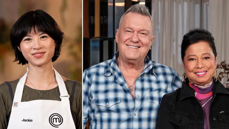 MasterChef cook Jackie Yu (left) and Jimmy and Jane Barnes (right).