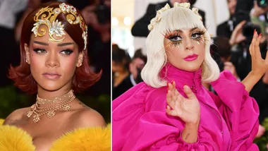 Rihanna and Lady Gaga at the Met Gala.