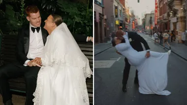 Chloe and Toby pink tied the knot in Melbourne in 2025. Credi: Instagram/chloepink__