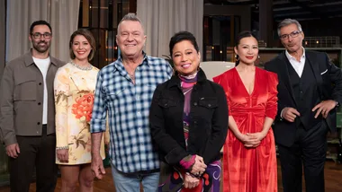 Jimmy and Jane Barnes on MasterChef Australia 2026. Credit: Channel 10.