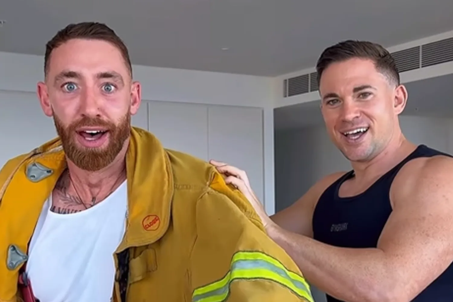 Danny Hewitt from MAFS and Will Parfitt from Magic Men. 