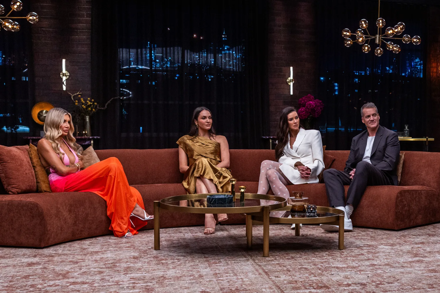 MAFS Gia sits with Laura, Brittney and Jules.
