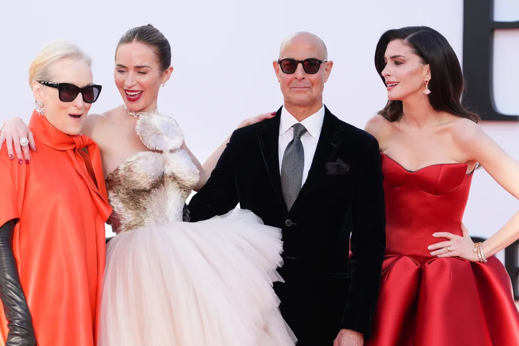 The Devil Wears Prada 2 cast on the red carpet.