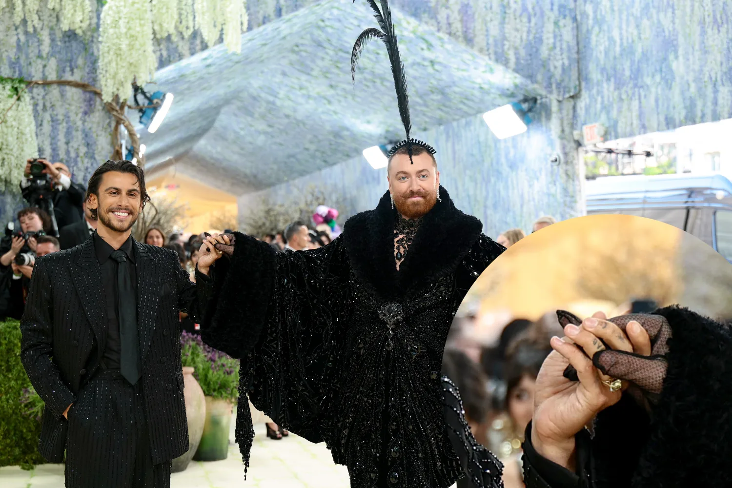 Sam Smith and Christian Cowan were privately engaged. Credit: Getty.