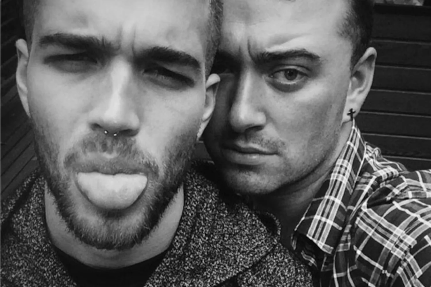 Sam Smith dated Jonathan Zeizel for a short while, inspiring some of their best breakup songs. Credit: IG/samsmith circa 2015